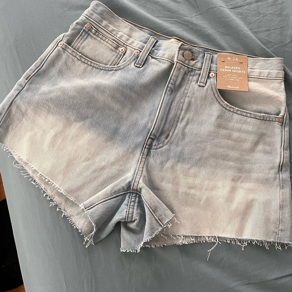 Madewell NWT S26 Relaxed Jean shorts